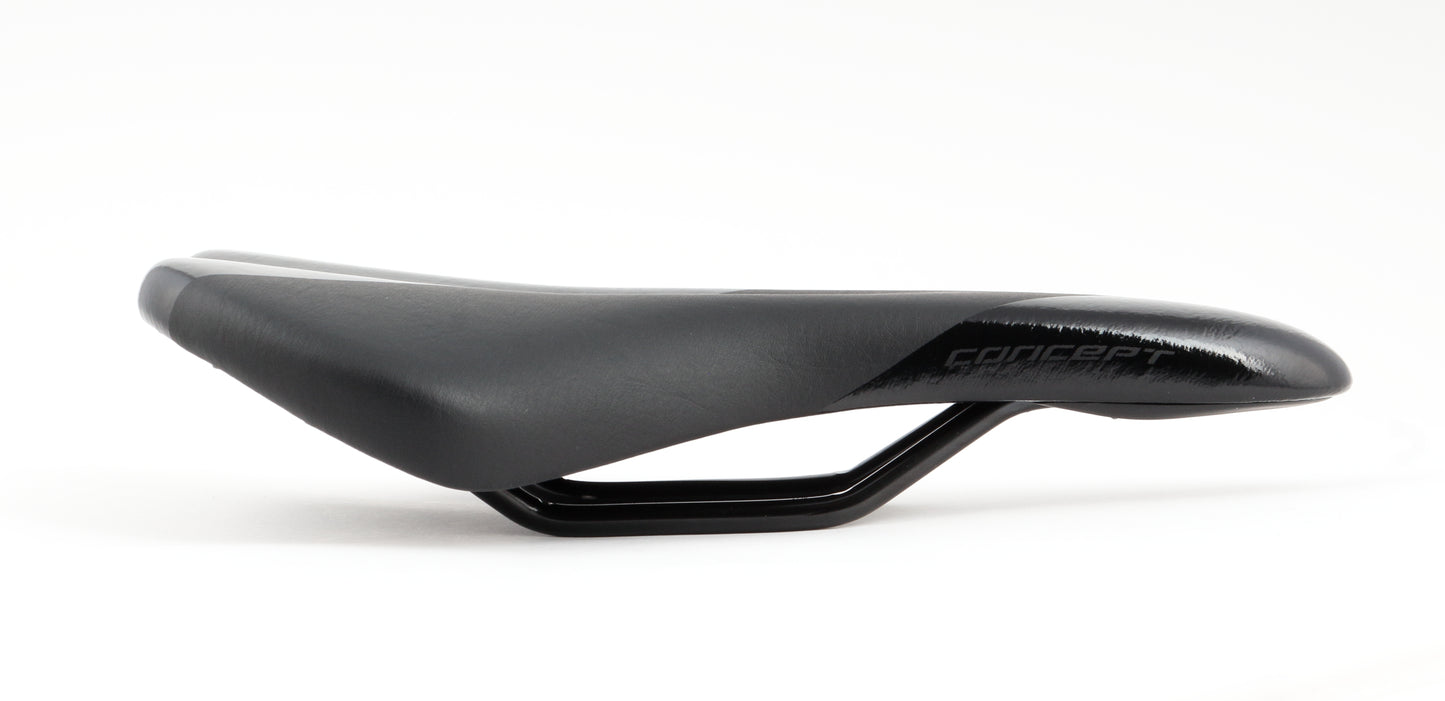 DDK-5095 Concept fietszadel zwart – zijaanzicht