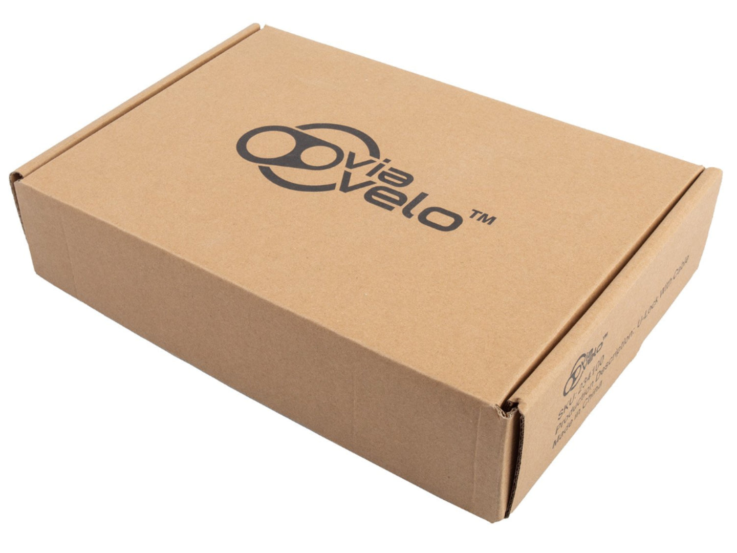 Via Velo U-Lock STD 100 zwart beugelslot gehard staal met kabel en houder