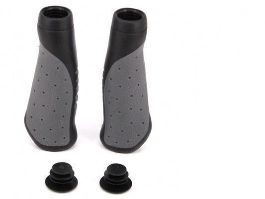 TKX ergonomische handvatten rubber grijs zwart 136,5 mm 175 g