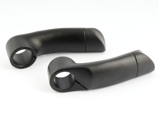 Kalloy BE-ZG1 bar ends aluminium mat zwart 100 mm voor MTB en trekkingfietsen