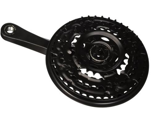Shimano Tourney FC-TY301 crankset zwart 175 mm 42/34/24T met kettingbladbeschermer
