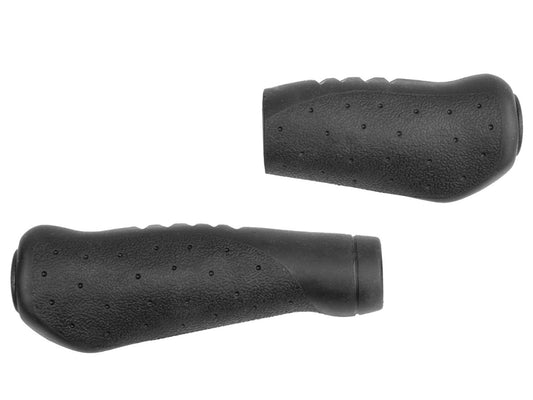 M-Wave Ergogel handvatten zwart ergonomisch met gel 131/92 mm
