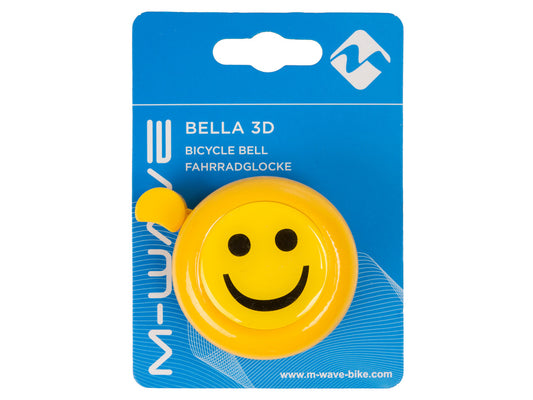Kinderfietsbel staal met emoji design 68 g